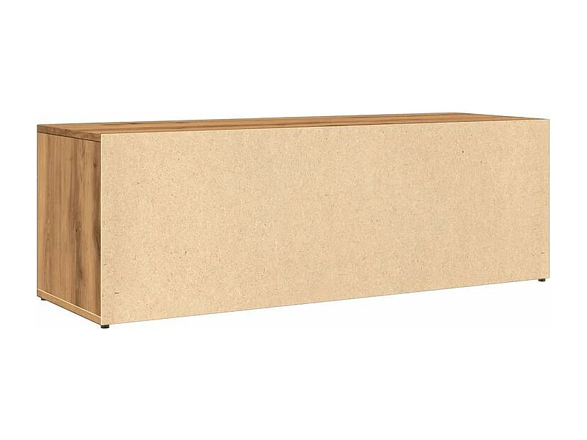 Banc de rangement à chaussures chêne artisanal 105x35x35