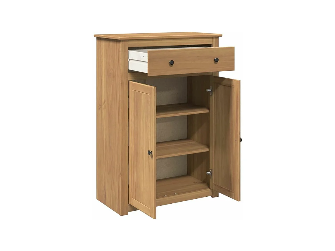 Armoire à chaussures Panama 80x40x114 bois de pin massif