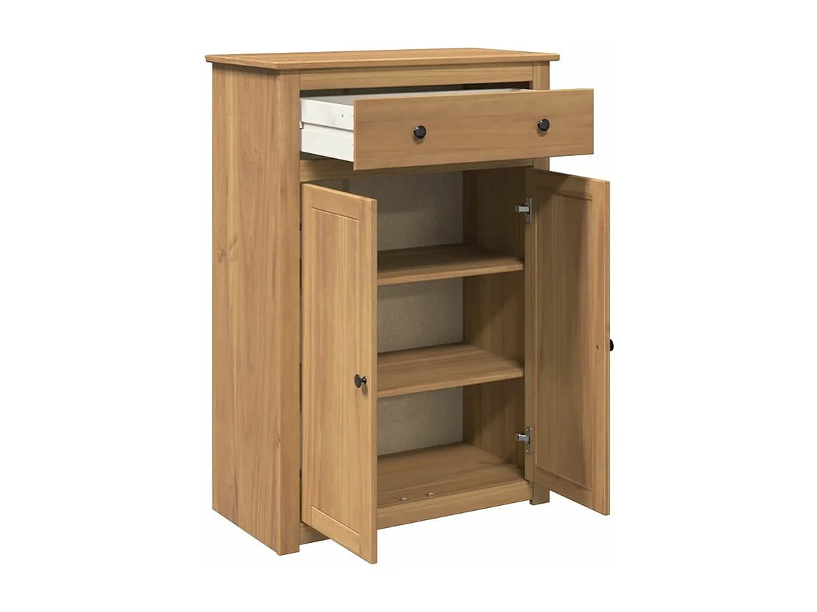 Armoire à chaussures Panama 80x40x114 bois de pin massif