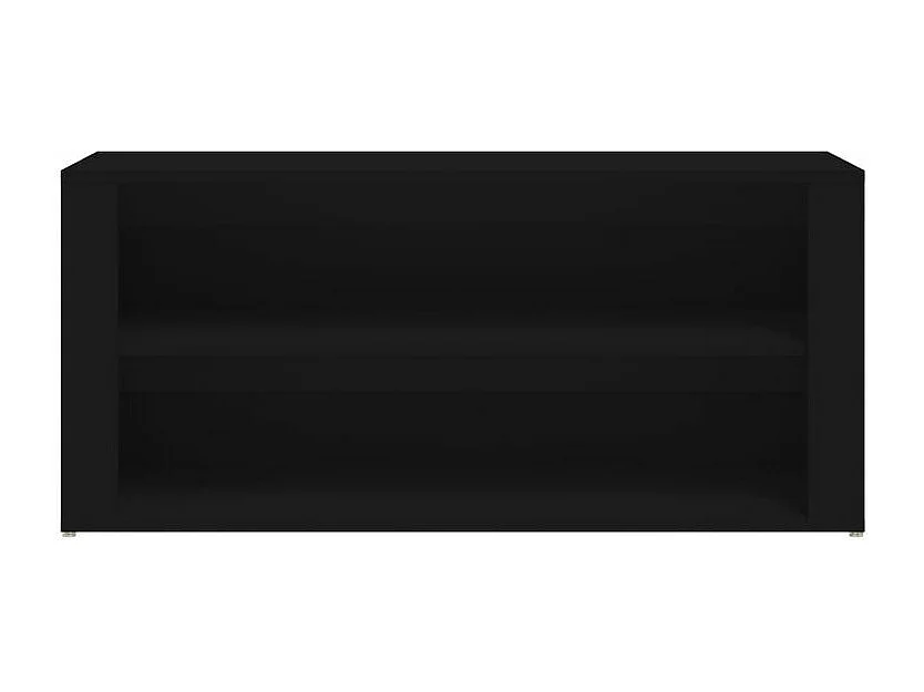 Étagère à chaussures Noir 100x35x45 Bois d'ingénierie