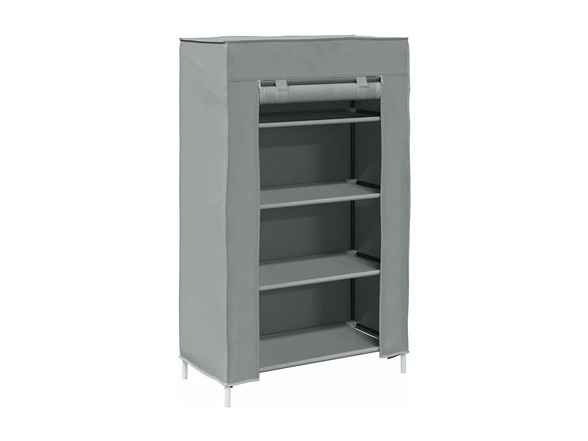 Meuble à chaussures gris 60,5x30x97 tissu non tissé