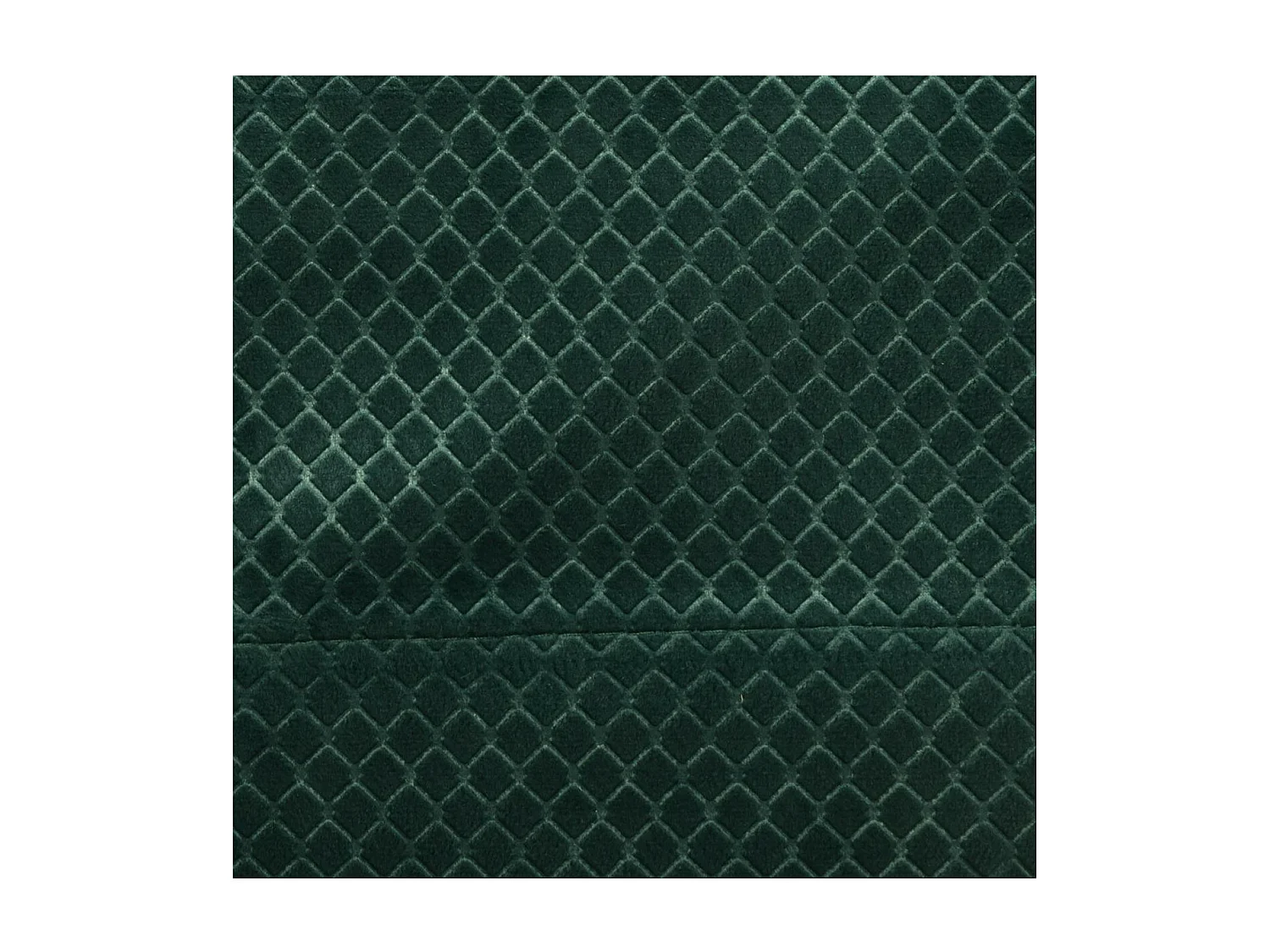 Rideau à œillets Occultant en Velours Vert cèdre motif en relief 140 x 260 cm