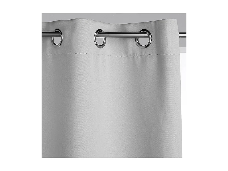 Cortina a ojales opaca y elegante 140 x 260 cm