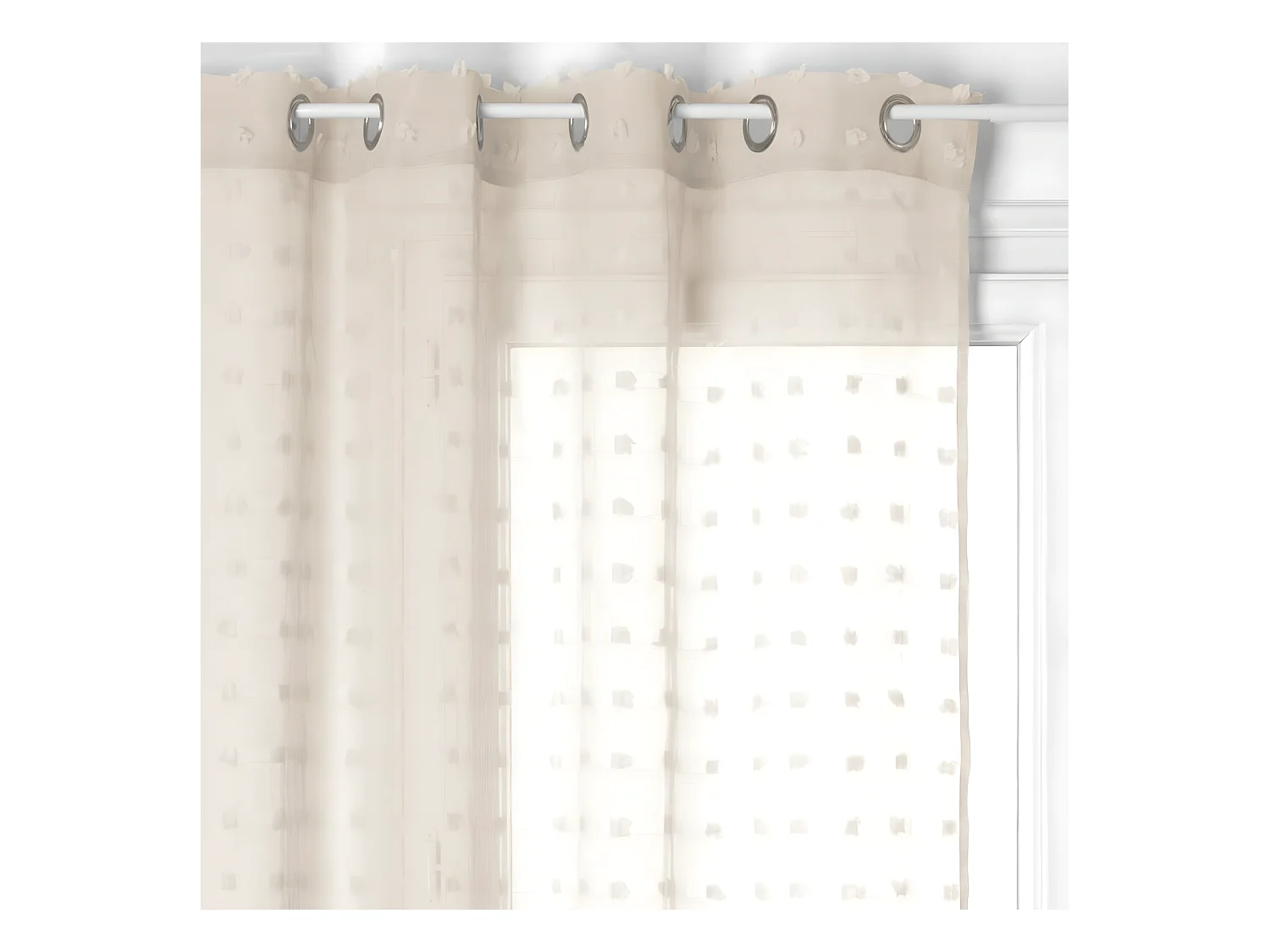 Vorhang beige 240x140cm