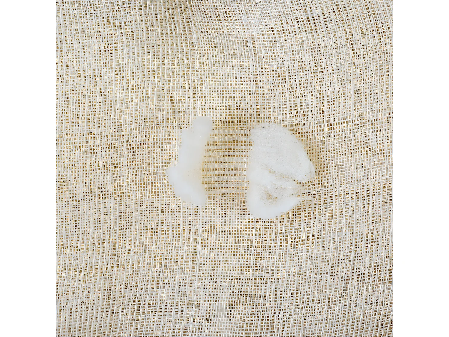 Cortina de poliéster bege 240x140cm