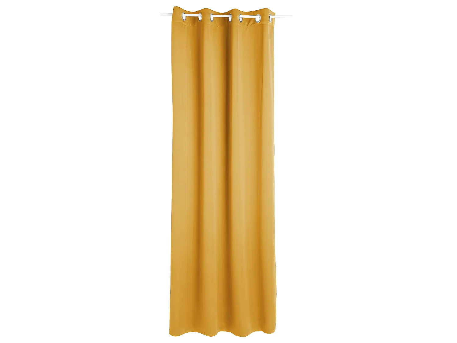 Rideau à œillets Occultant Ocre 140 x 260 cm