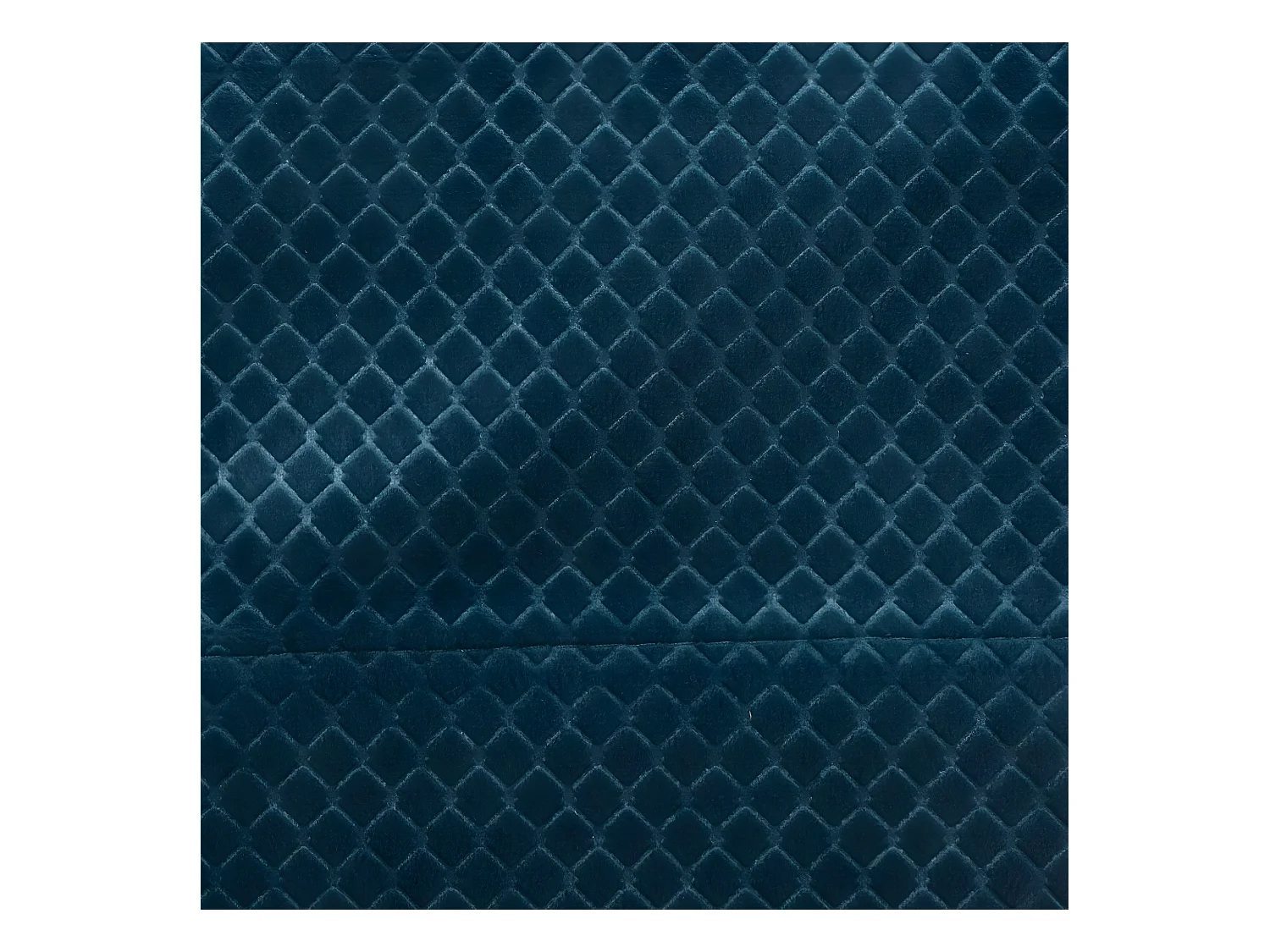 Rideau à œillets Occultant en Velours Bleu canard motif en relief 140 x 260 cm