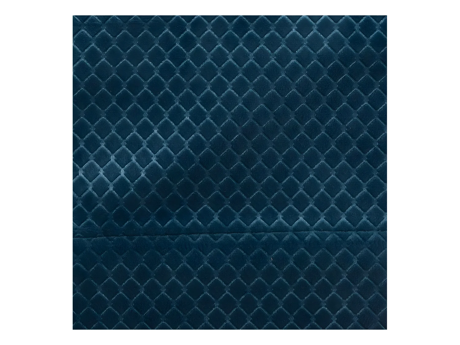 Rideau à œillets Occultant en Velours Bleu canard motif en relief 140 x 260 cm