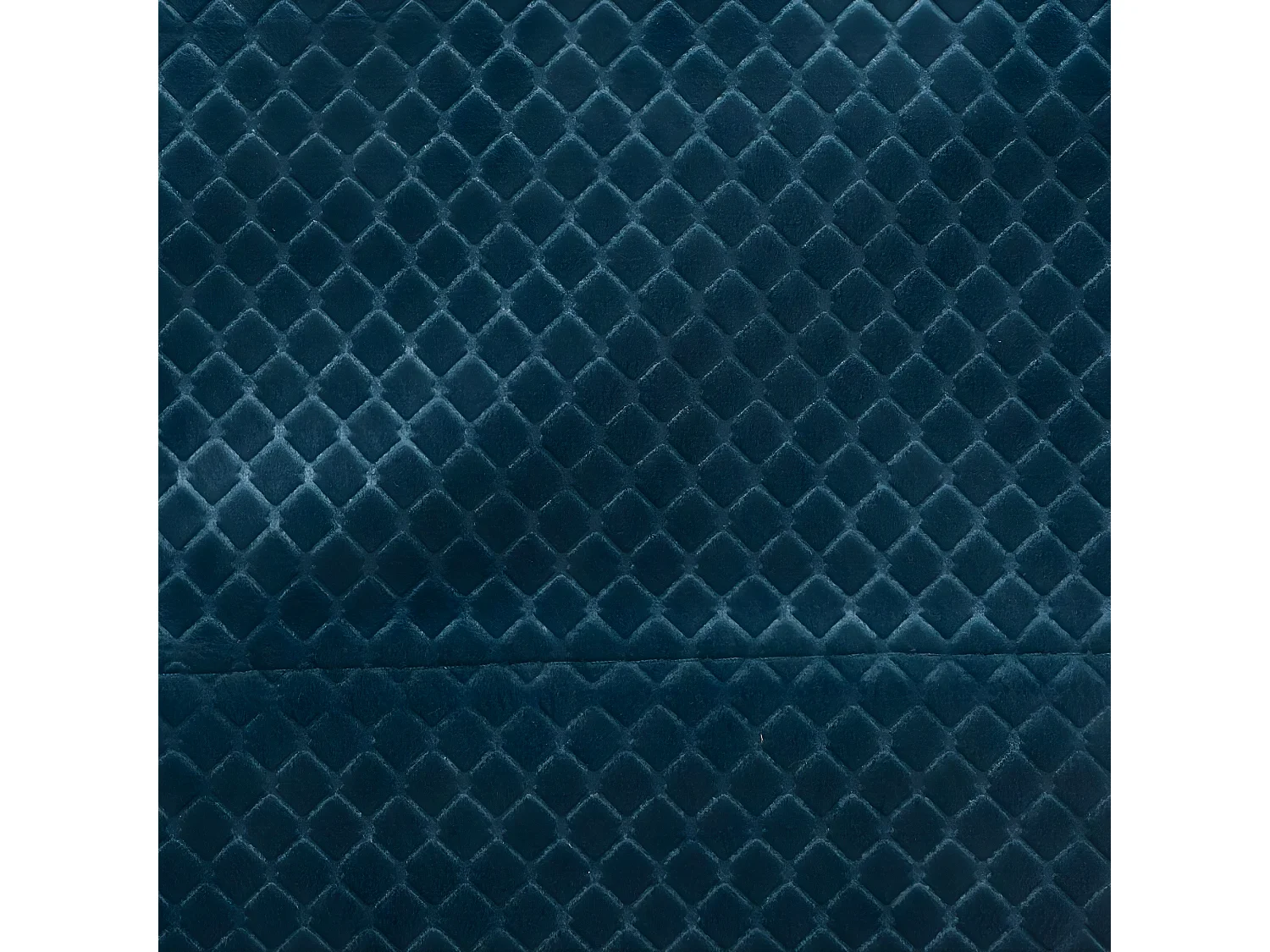 Rideau à œillets Occultant en Velours Bleu canard motif en relief 140 x 260 cm