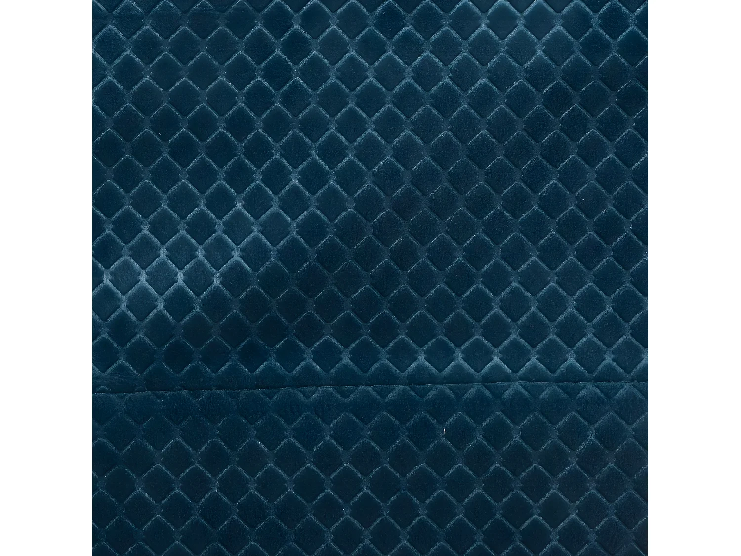 Rideau à œillets Occultant en Velours Bleu canard motif en relief 140 x 260 cm