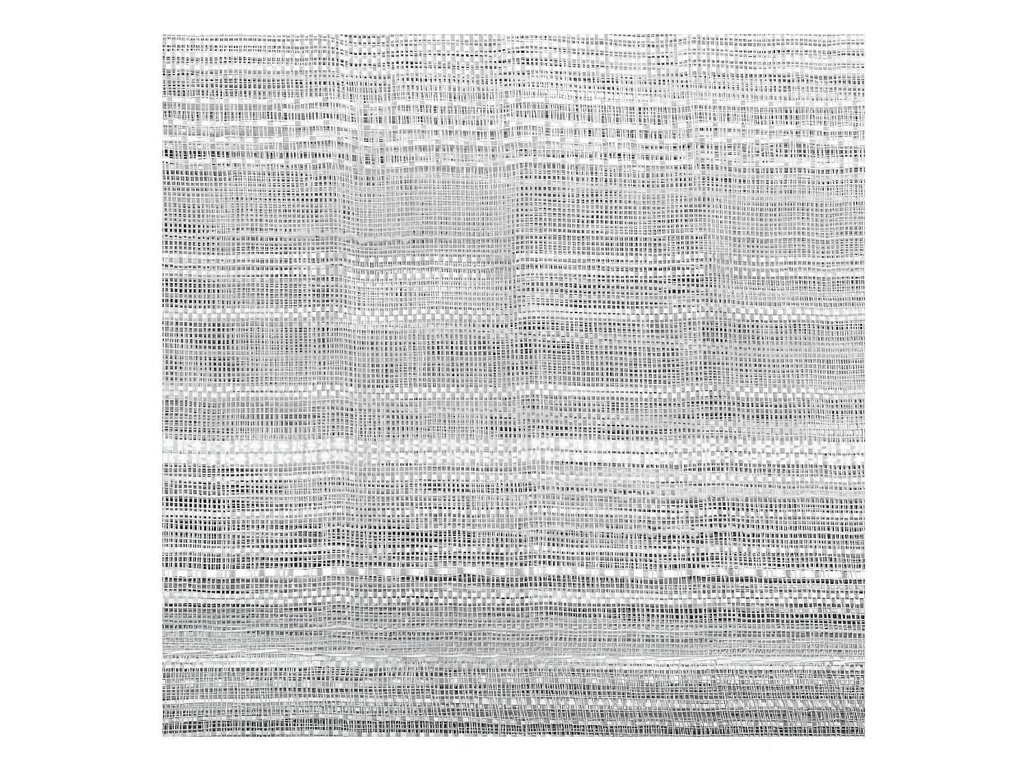 Voilage à œillets Gris tissage à rayures 140 x 240 cm