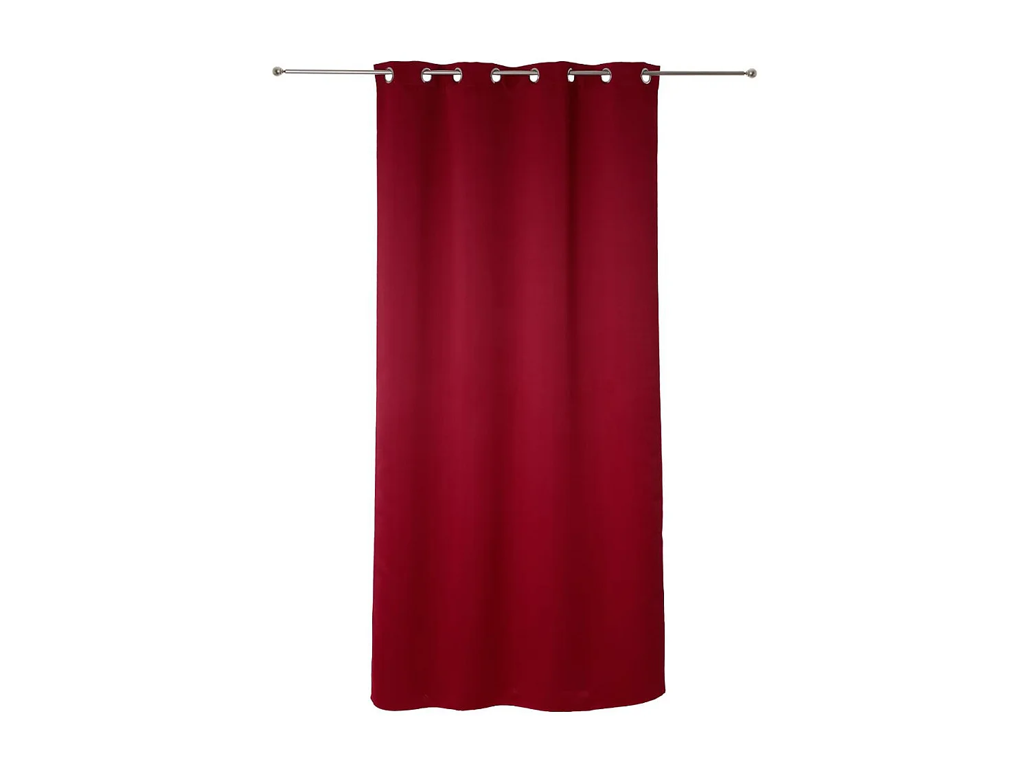 Rideau à œillets Occultant Rouge 40 x 260 cm