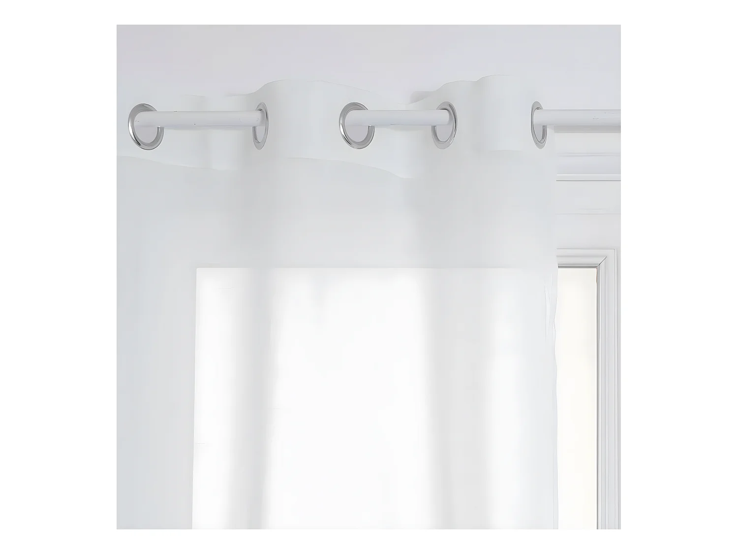 Voilage à œillets Ana Blanc 140 x 240 cm