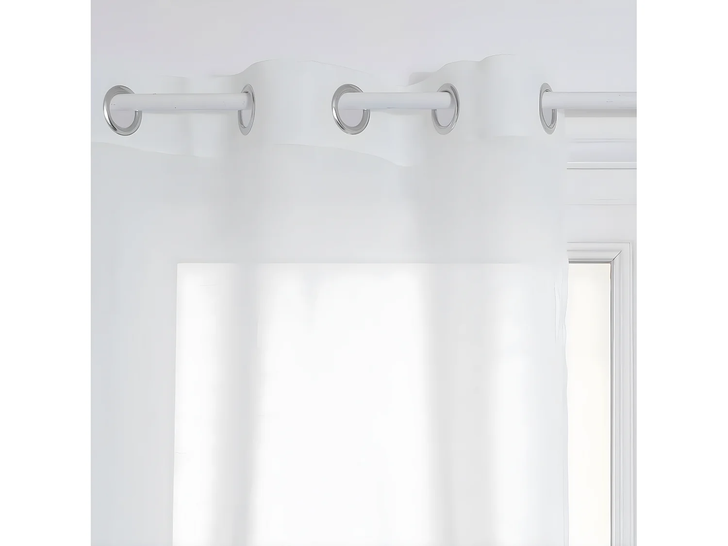 Voilage à œillets Ana Blanc 140 x 240 cm