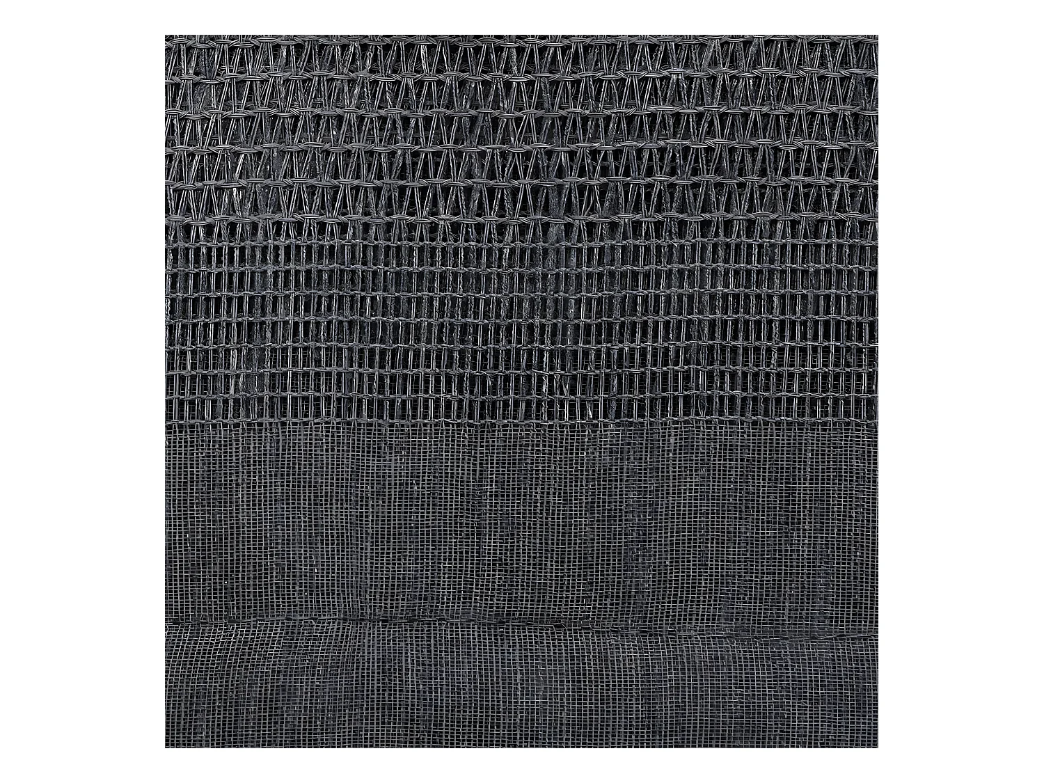 Voilage à œillets Gris effet lin avec motifs ajourés 140 x 240 cm