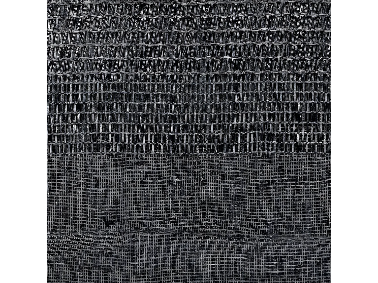 Voilage à œillets Gris effet lin avec motifs ajourés 140 x 240 cm