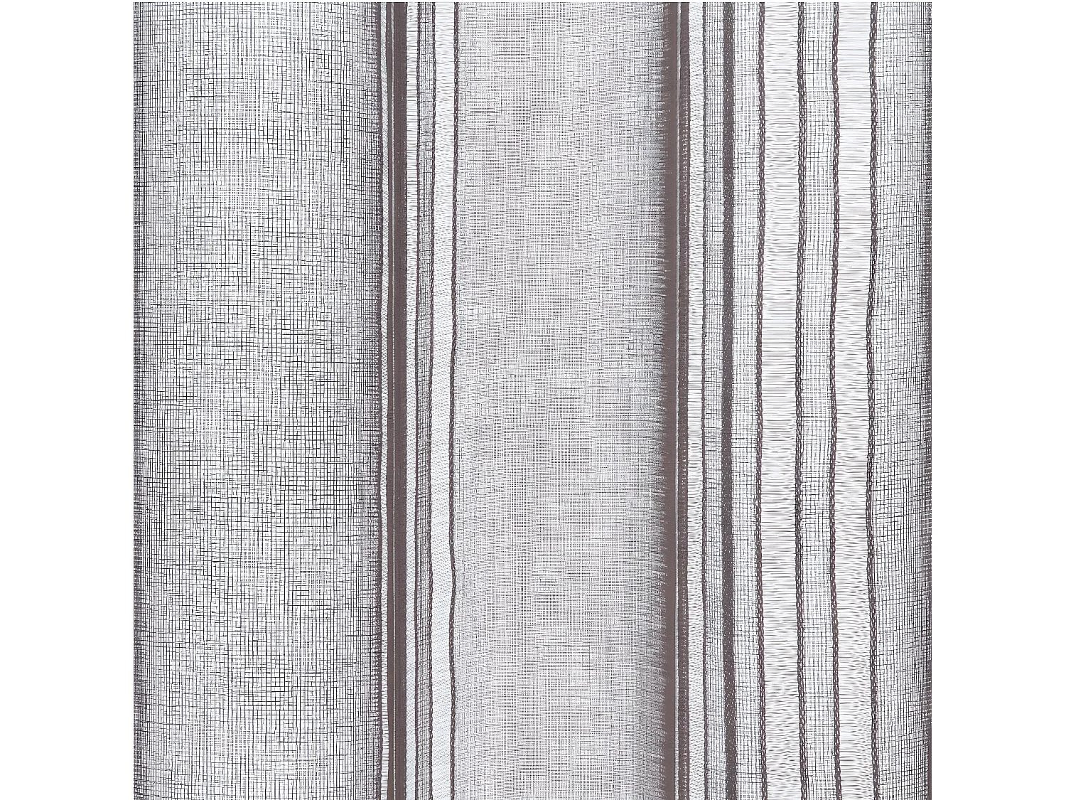 Voilage à œillets Gris motif lignes épurées 140 x 240 cm