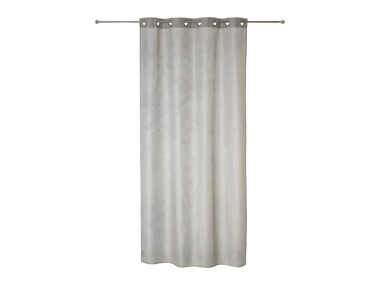 Rideau Gris Beige  Aspect Jute  140 x 260 cm