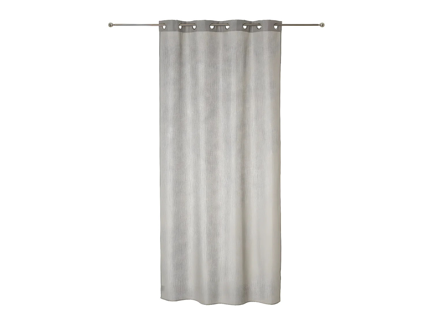 Rideau Gris Beige  Aspect Jute  140 x 260 cm