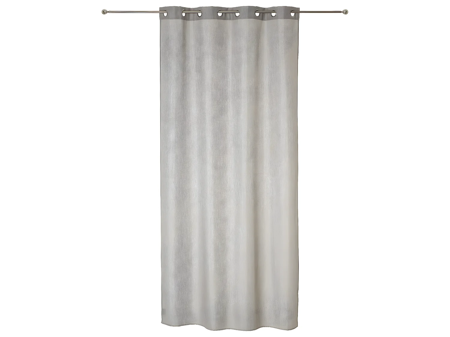 Rideau Gris Beige  Aspect Jute  140 x 260 cm