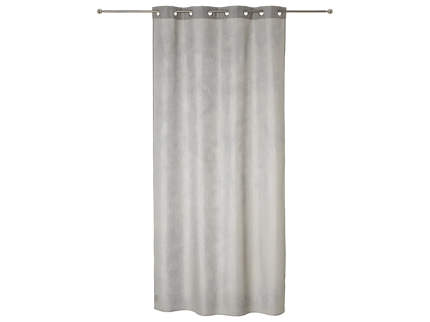 Rideau Gris Beige  Aspect Jute  140 x 260 cm