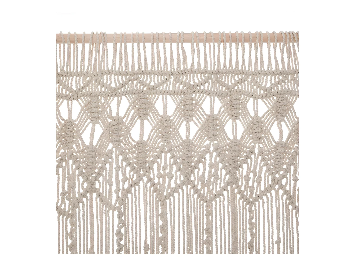 Rideau fil macramé été indien 90 x 200 cm