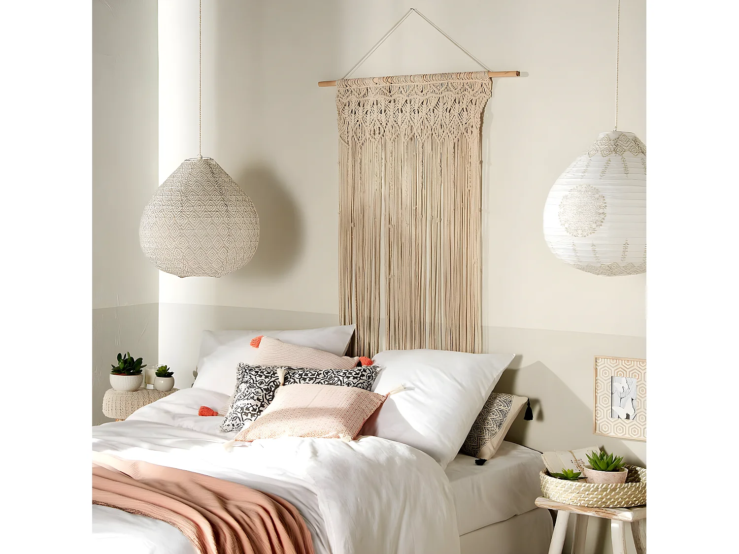 Makramee-Fadenvorhang