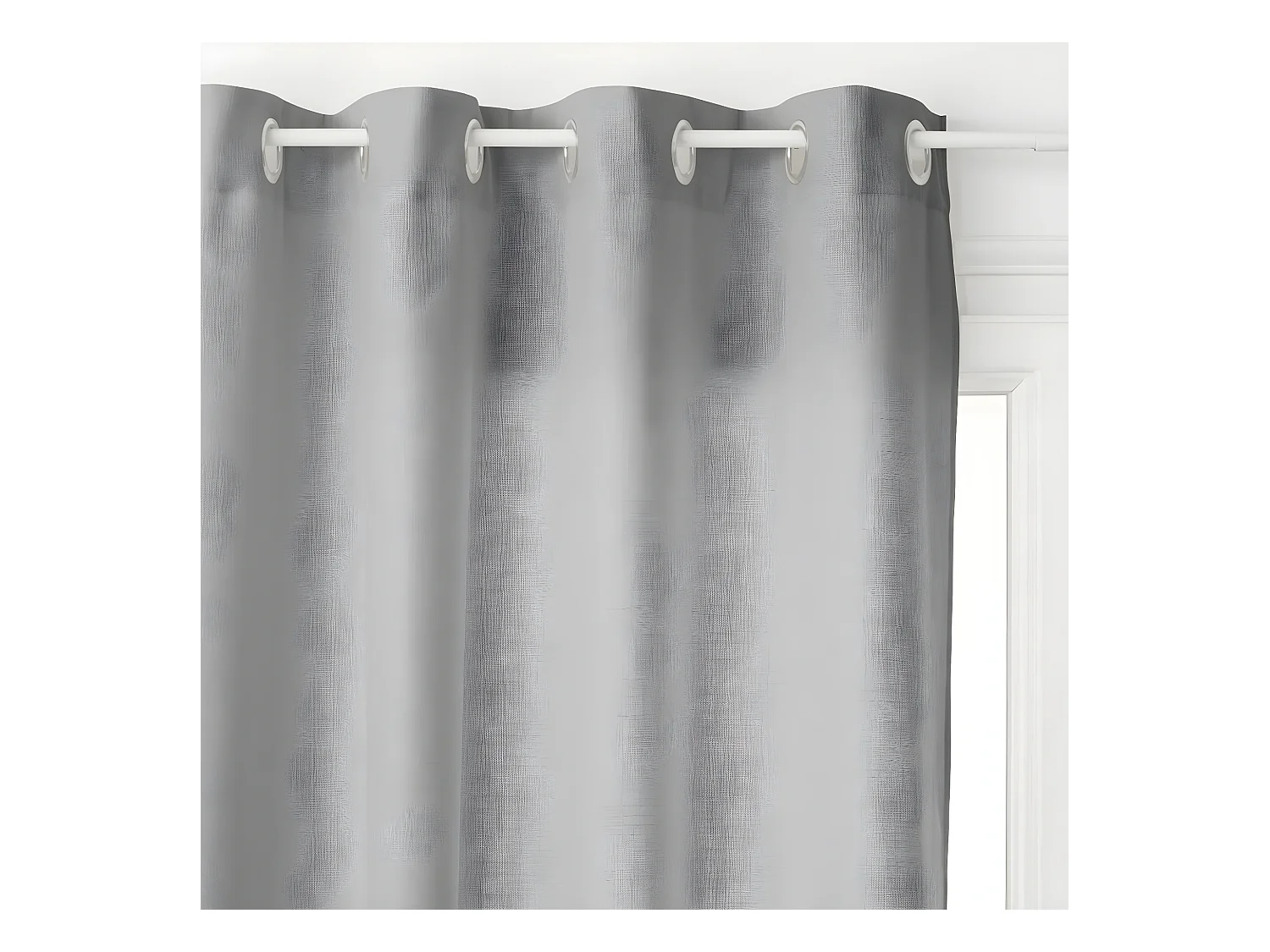 Rideau à œillets Gris 140 x 260 cm