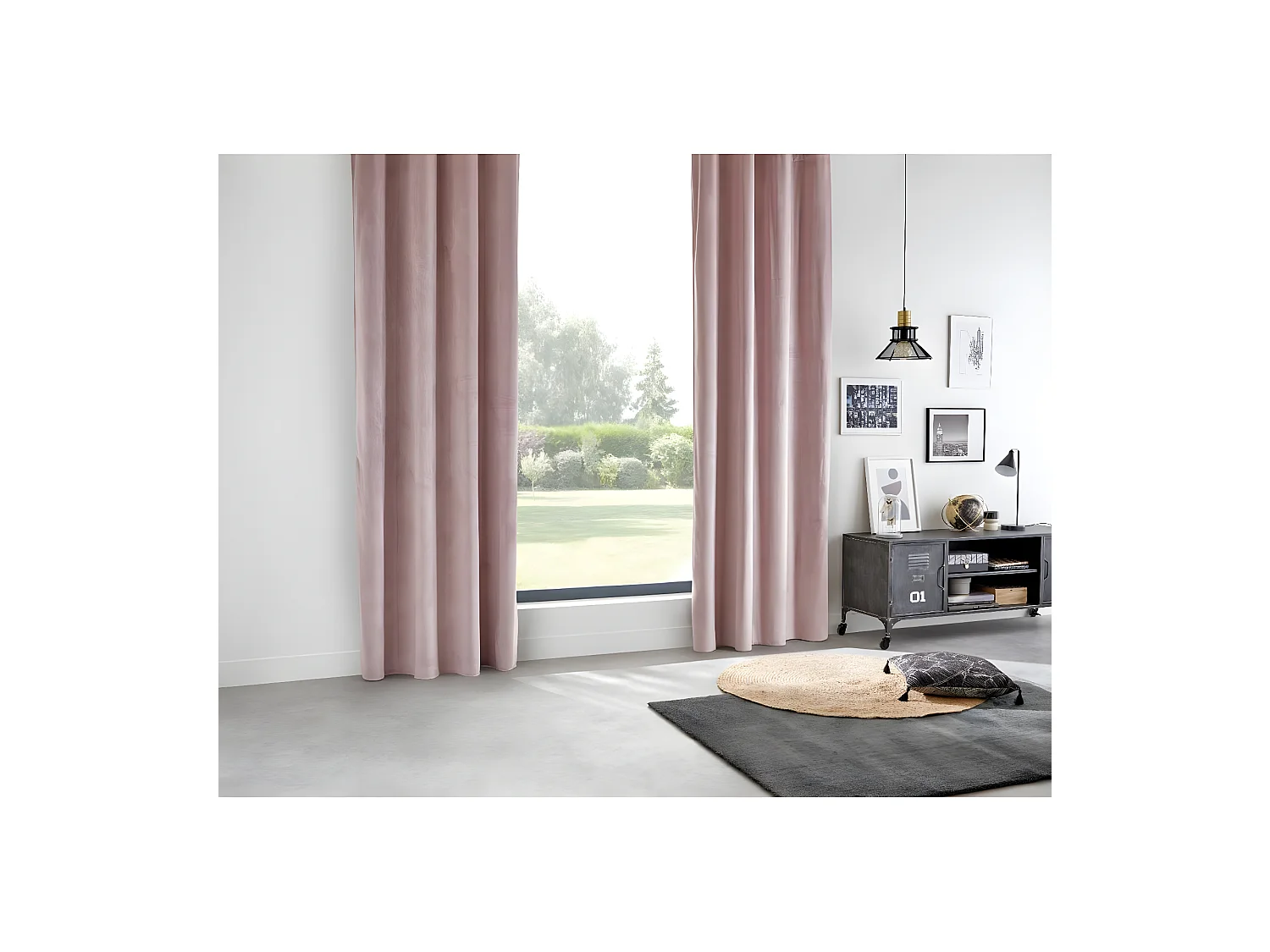 Blickdichter Samtvorhang 140 x 260 cm