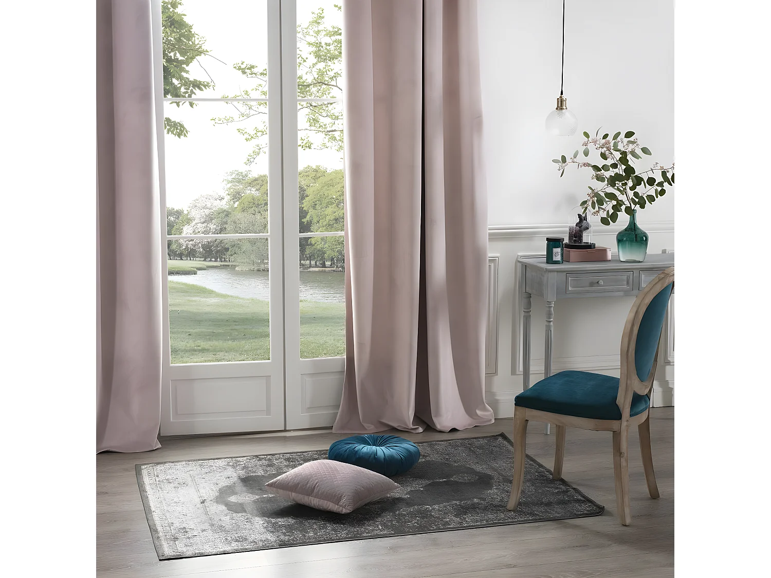 Blickdichter Samtvorhang 140 x 260 cm