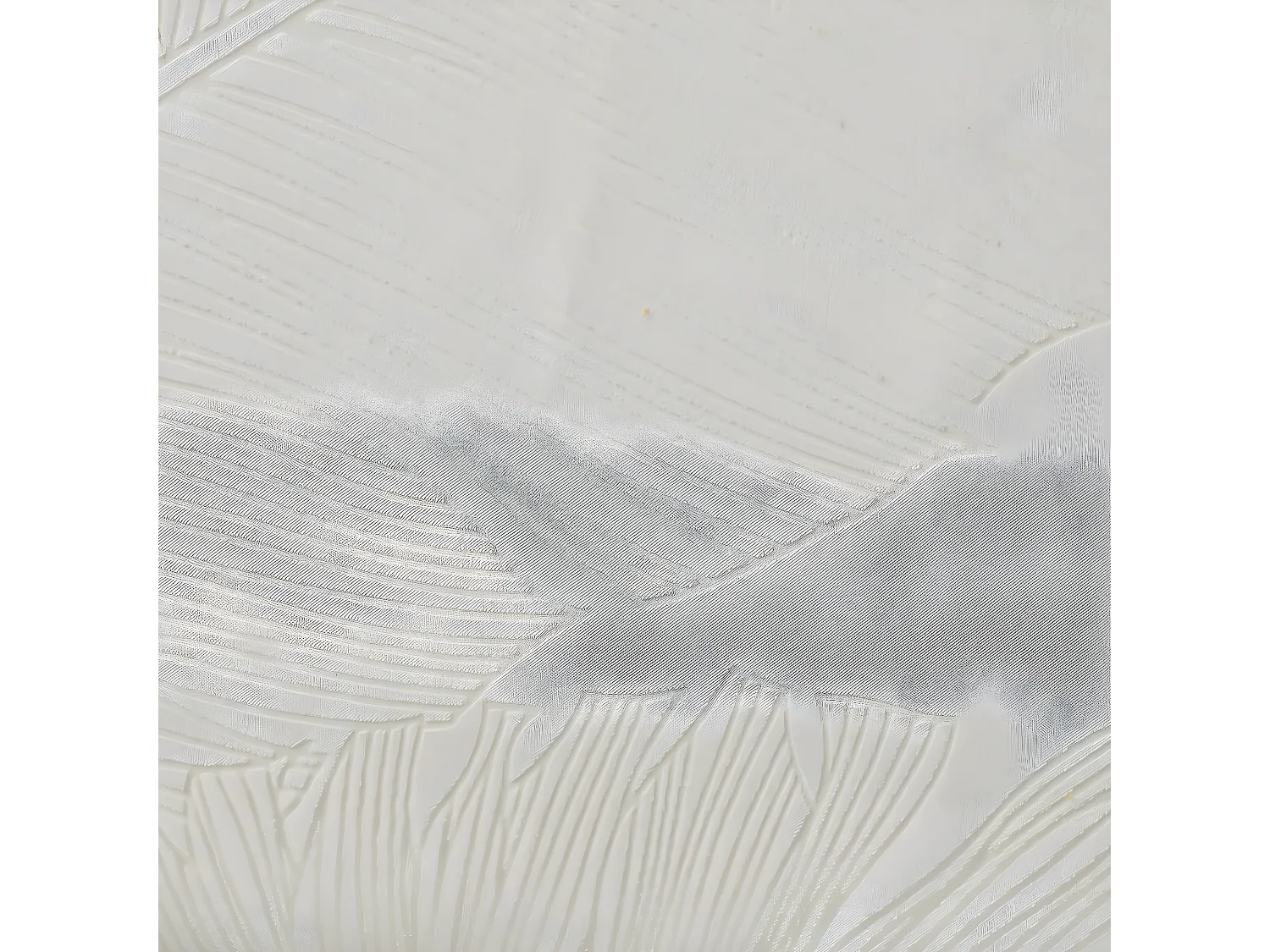 Voilage à œillets Blanc motif Feuille 140 x 240 cm