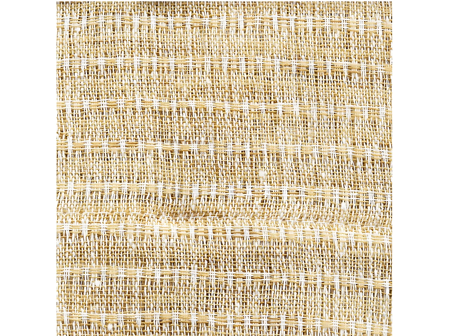 Voilage à œillets Jaune Ocre 140 x 240 cm