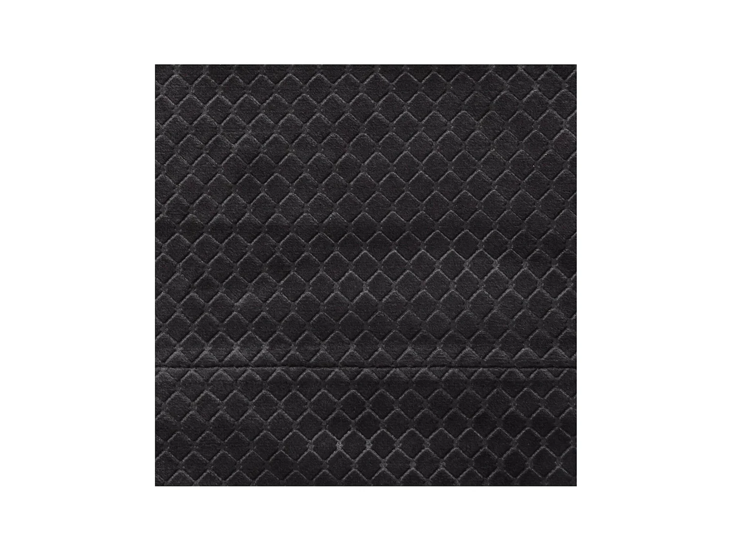 Rideau à œillets Occultant en Velours Gris motif en relief 140 x 260 cm