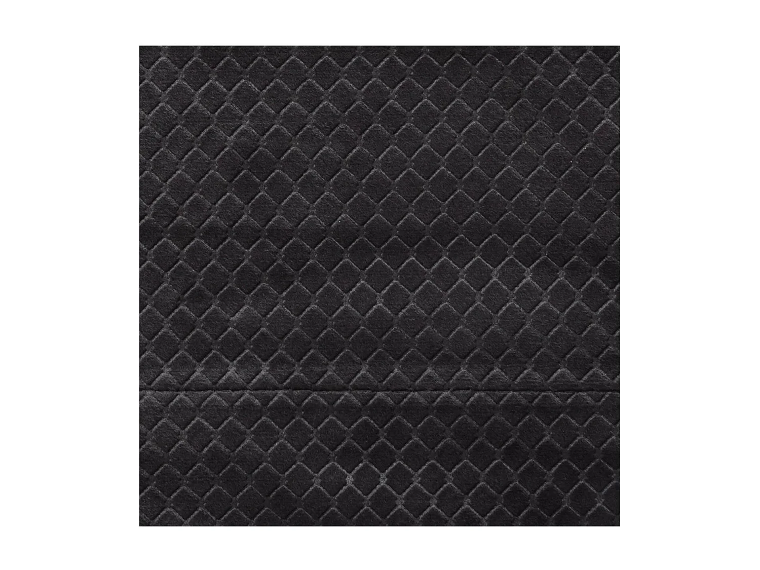 Rideau à œillets Occultant en Velours Gris motif en relief 140 x 260 cm