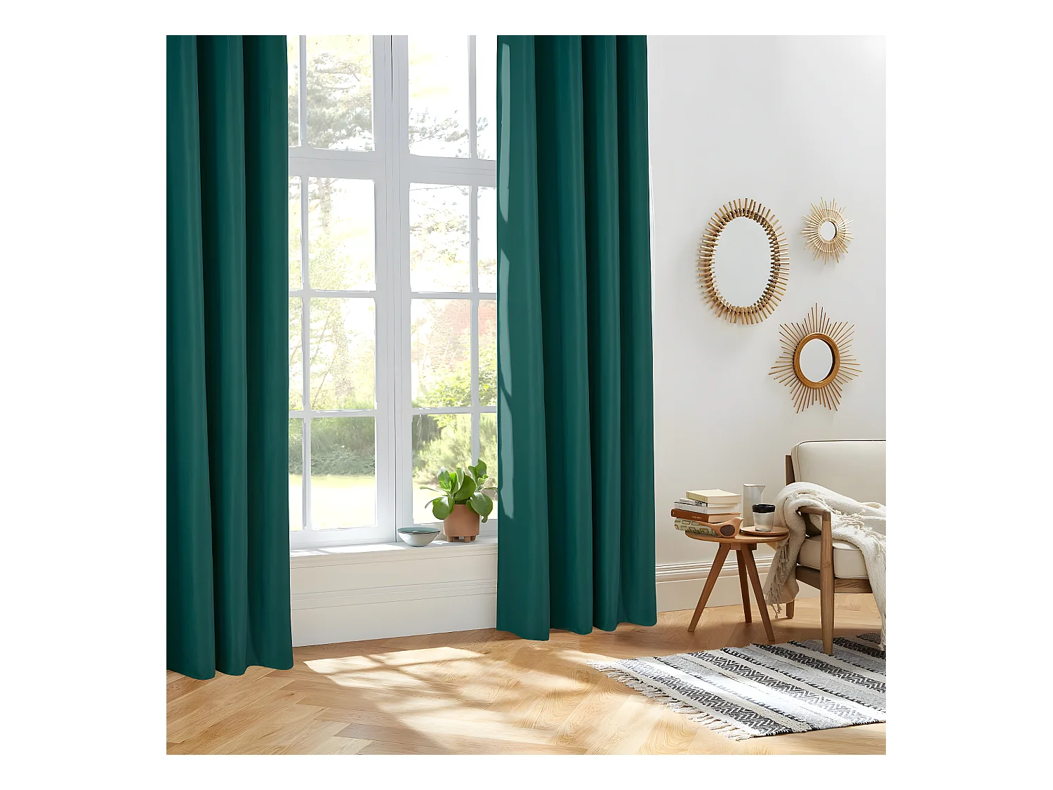 Cortina térmica y aislante lisa