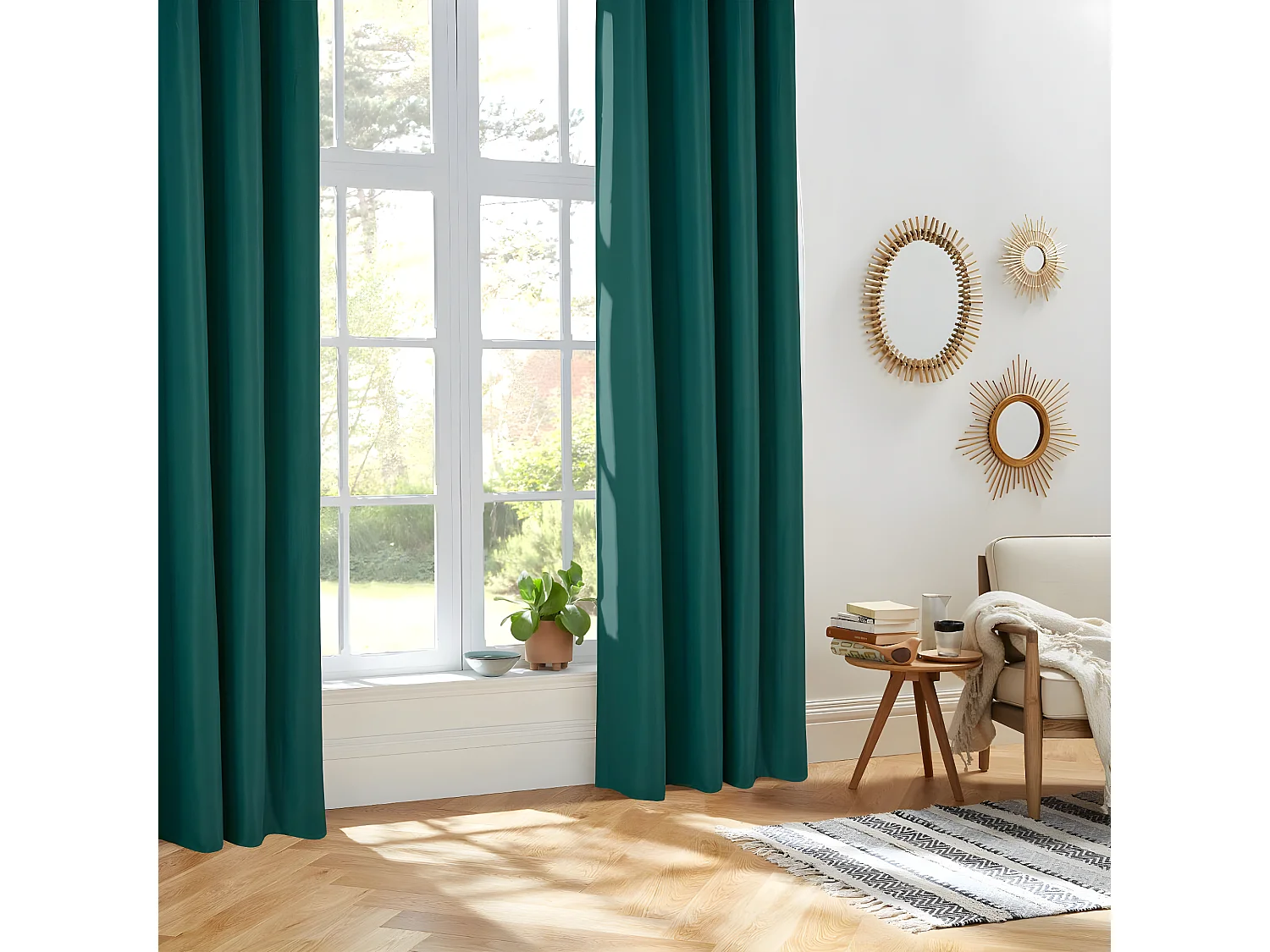 Cortina térmica y aislante lisa