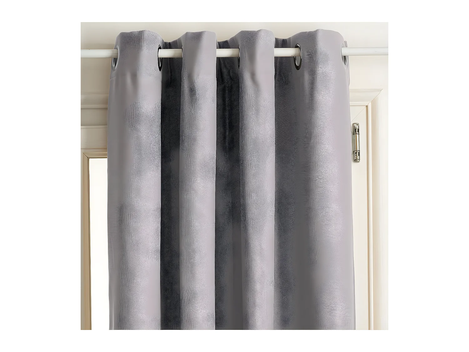 Rideau à œillets Isolant Beige Lin   140 x 260 cm