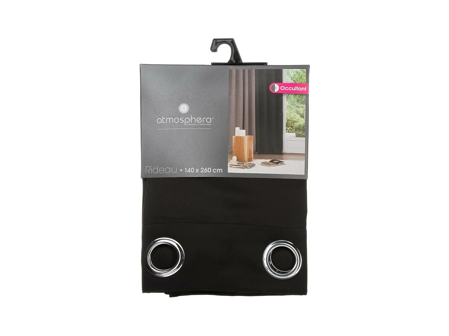 Cortina opaca elegante y sencilla