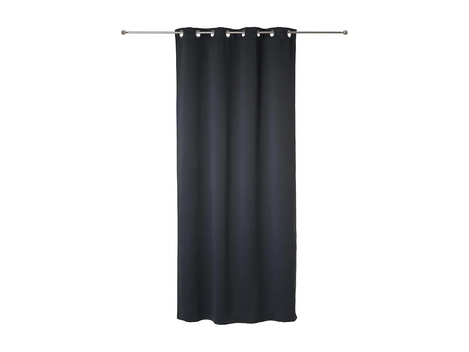Rideau à œillets Occultant Gris Foncé 140 x 260 cm