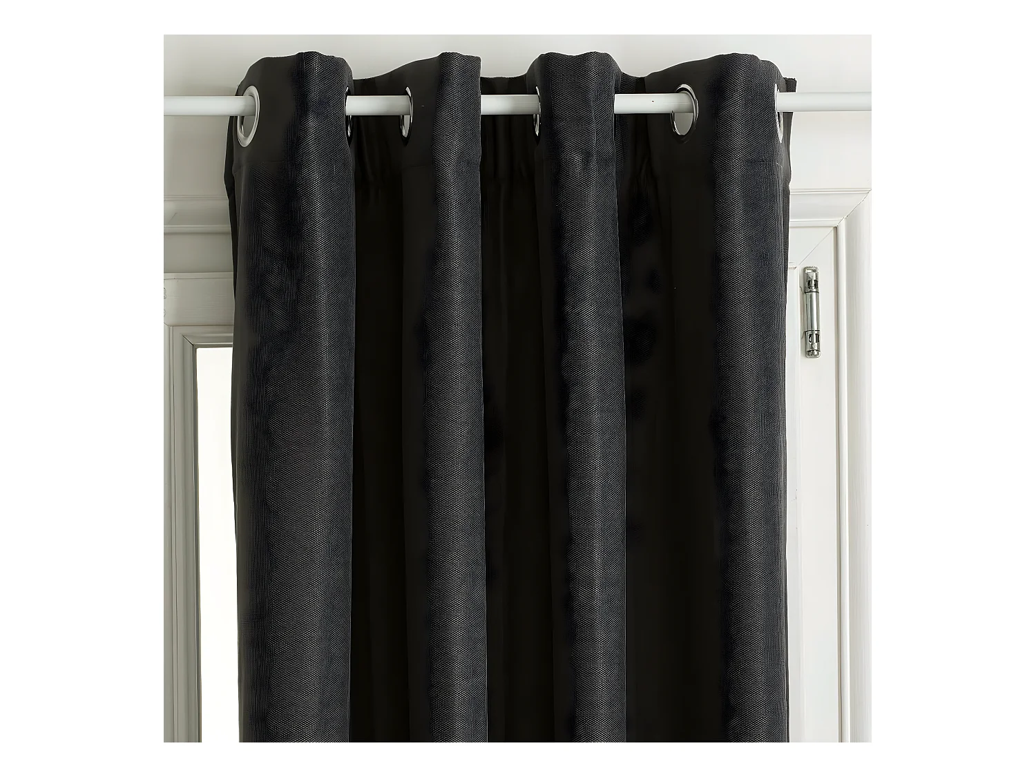 Rideau à œillets Isolant Gris foncé 140 x 260 cm