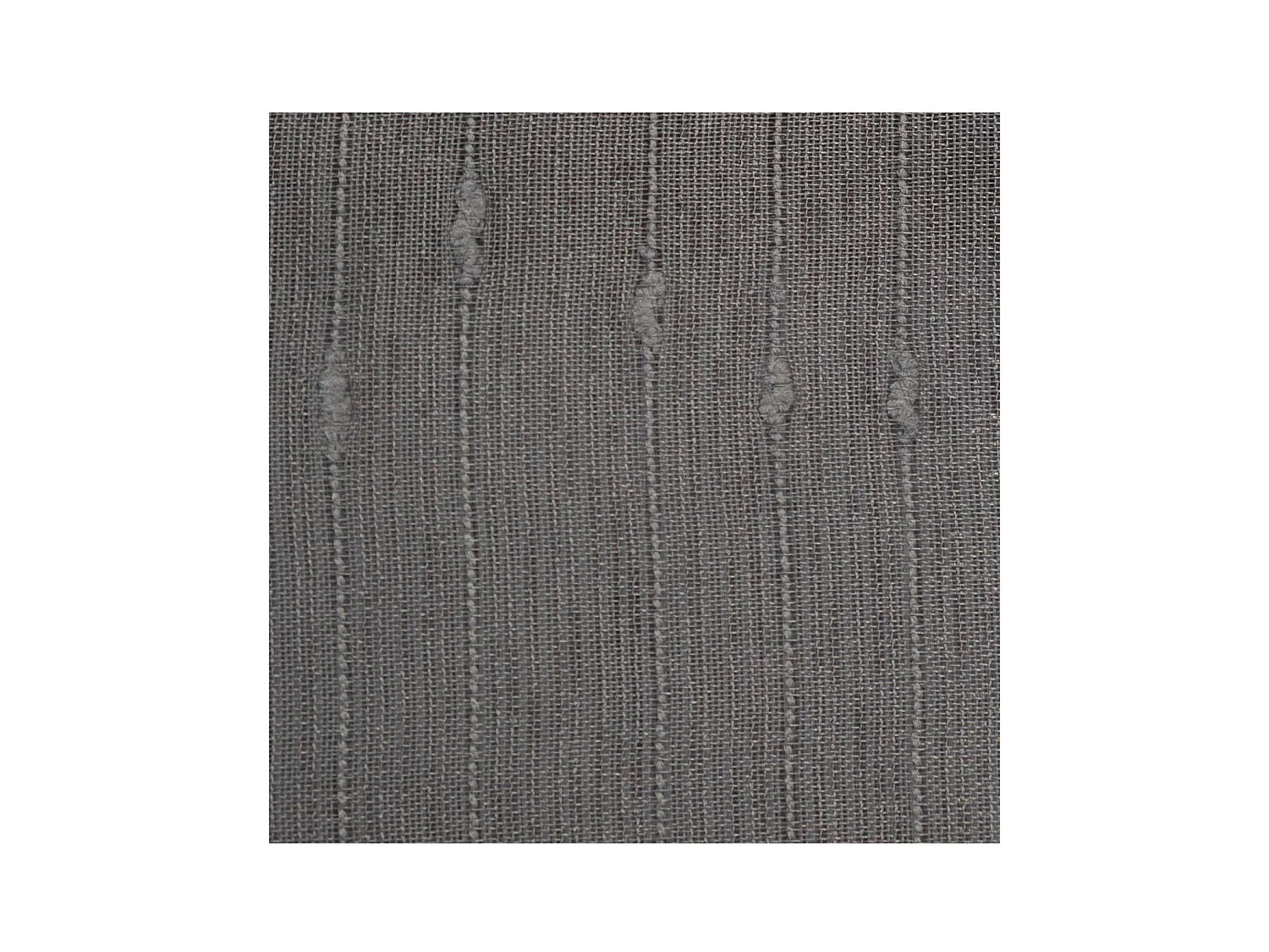 Voilage à œillets Gris avec de fines rayures 140 x 240 cm