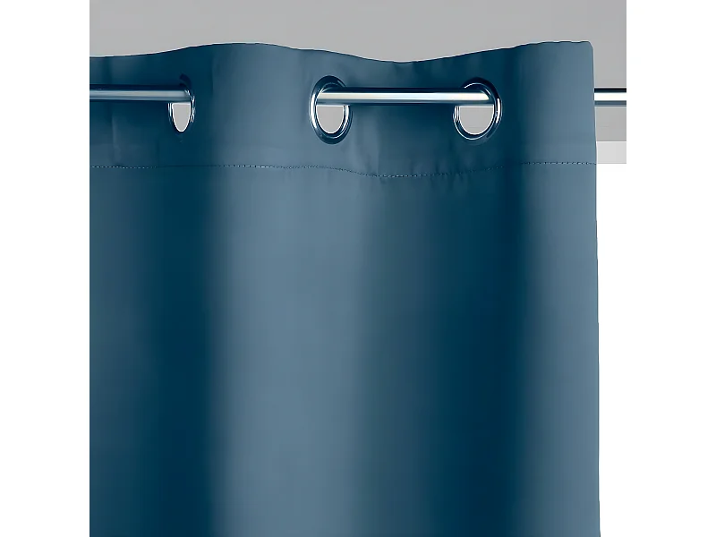 Rideau à œillets Occultant Bleu 140 x 260 cm