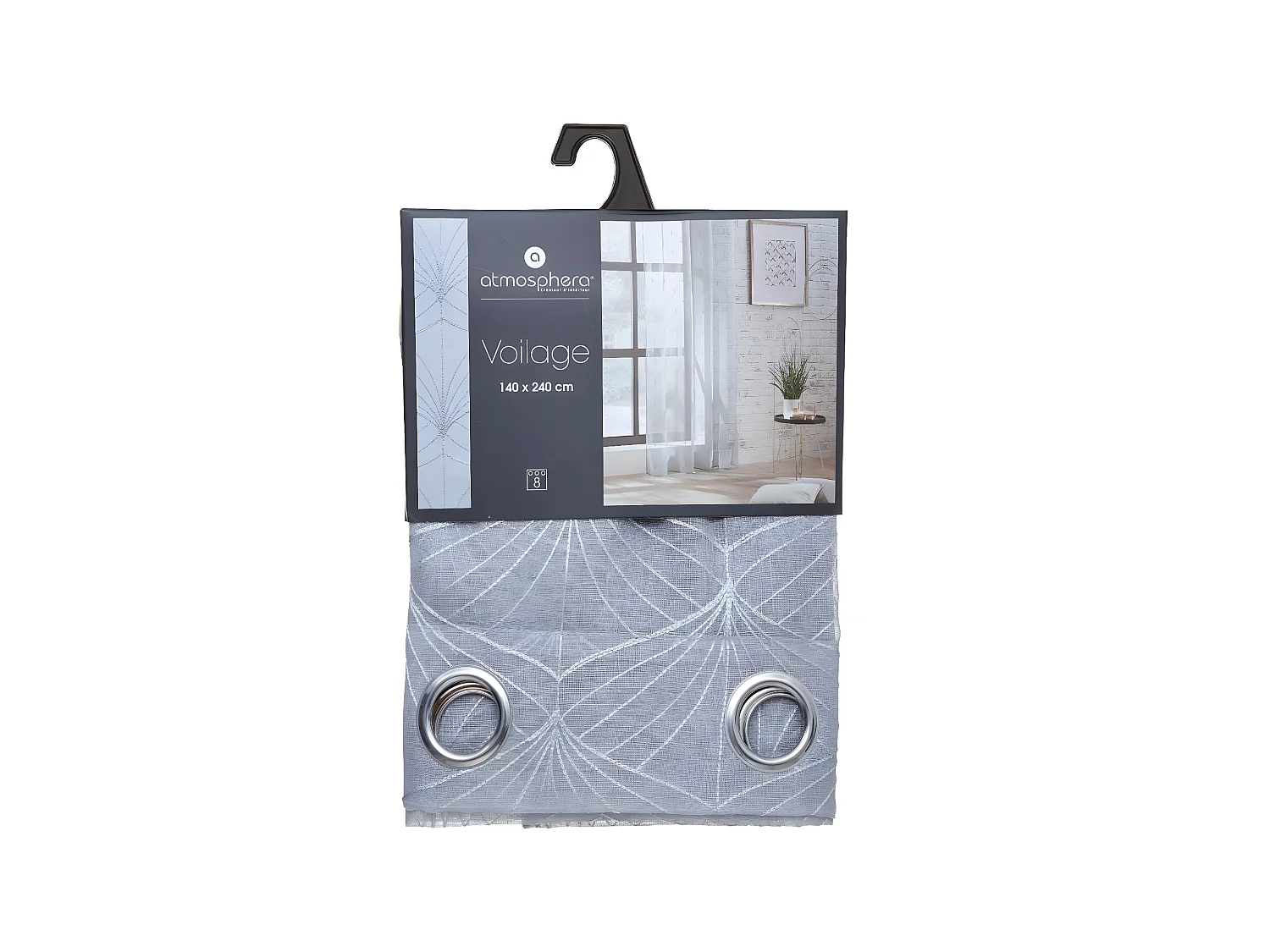 Visillo tamizado bordado Mia