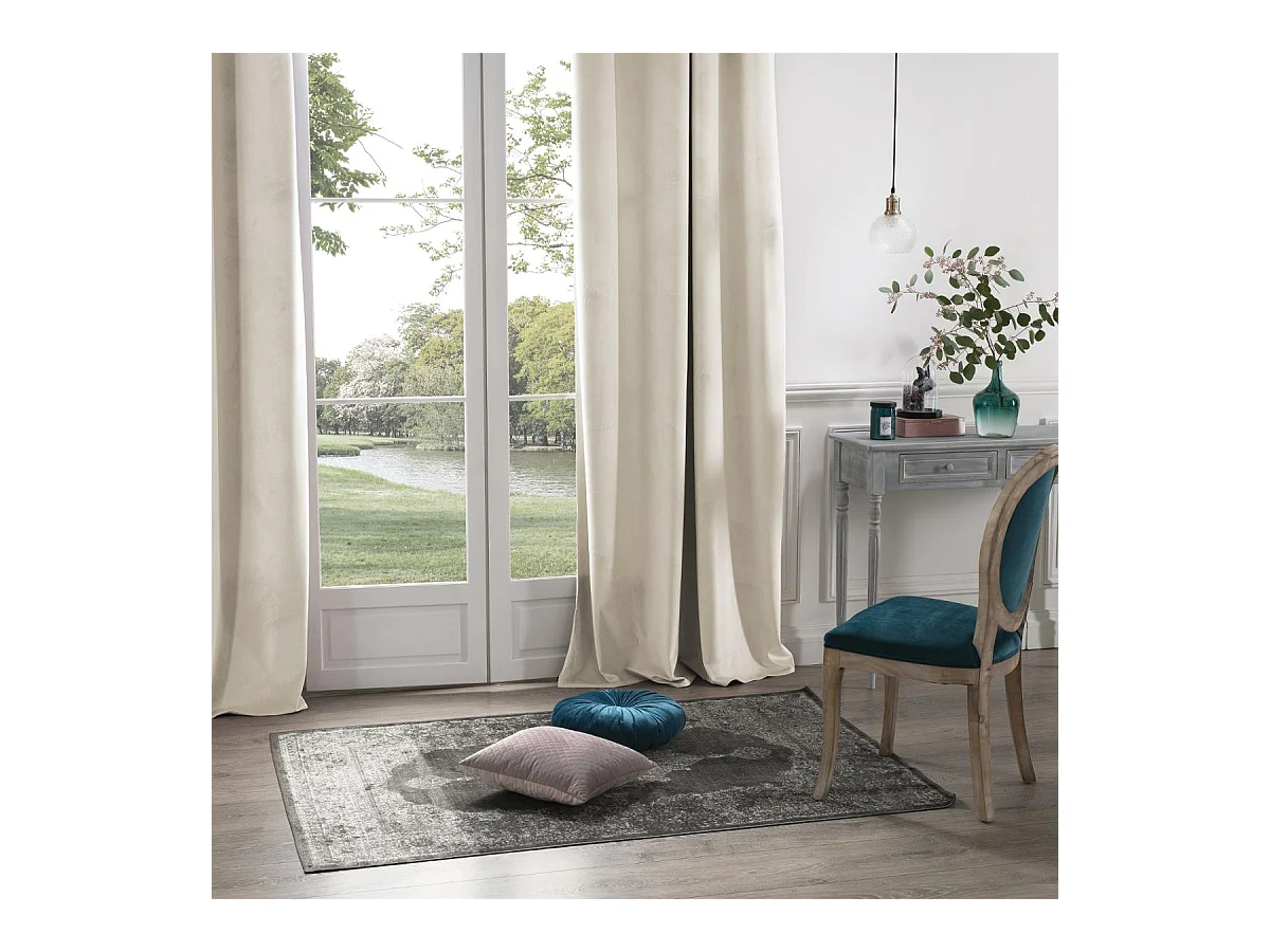 Cortina de terciopelo opaca 140 x 260 cm