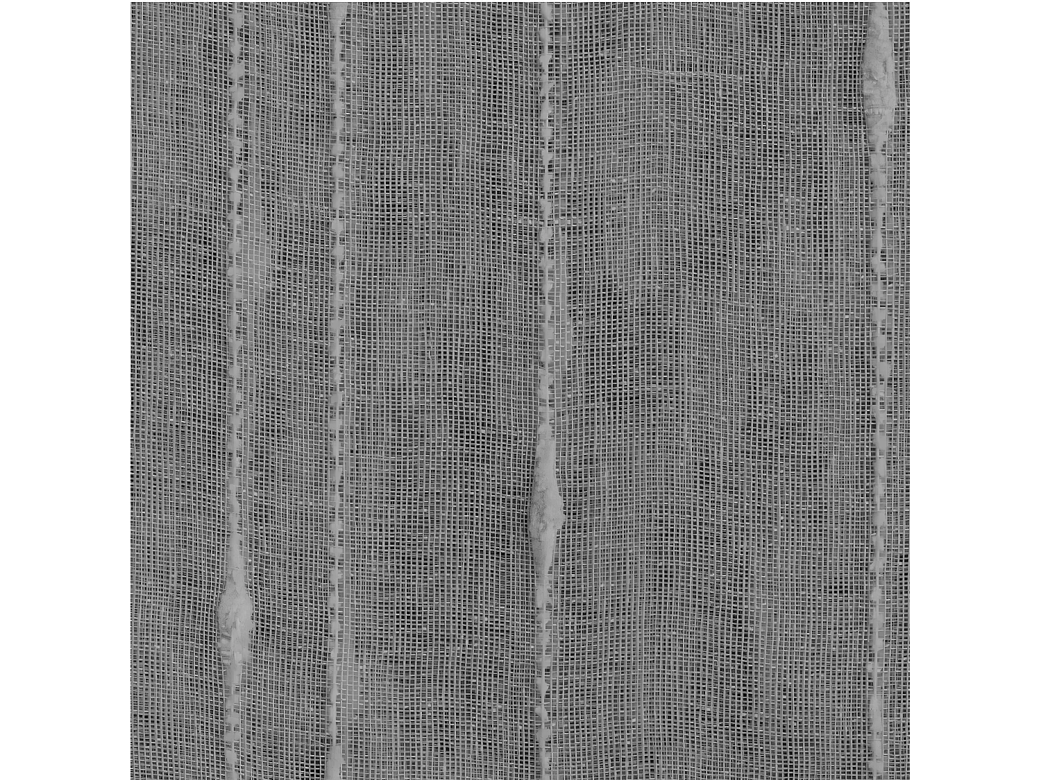 Voilage à œillets Gris avec relief 140 x 240 cm