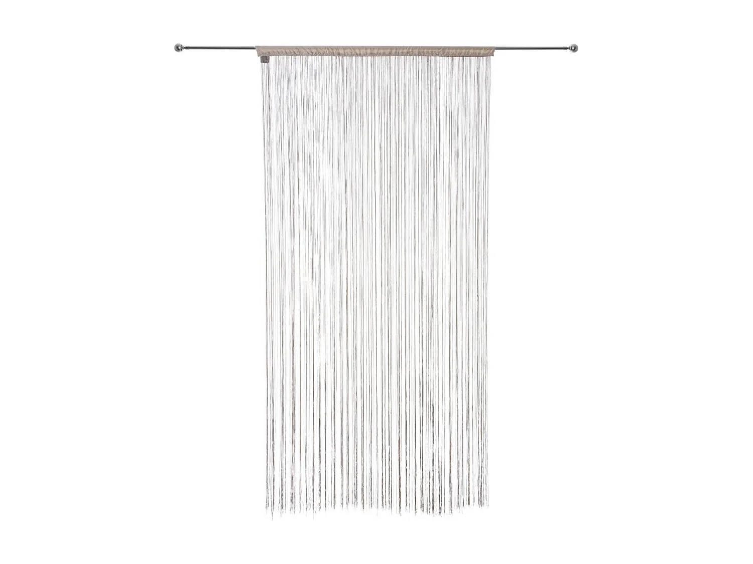 Rideau fil Beige Lin 90 x 200 cm densité optimale