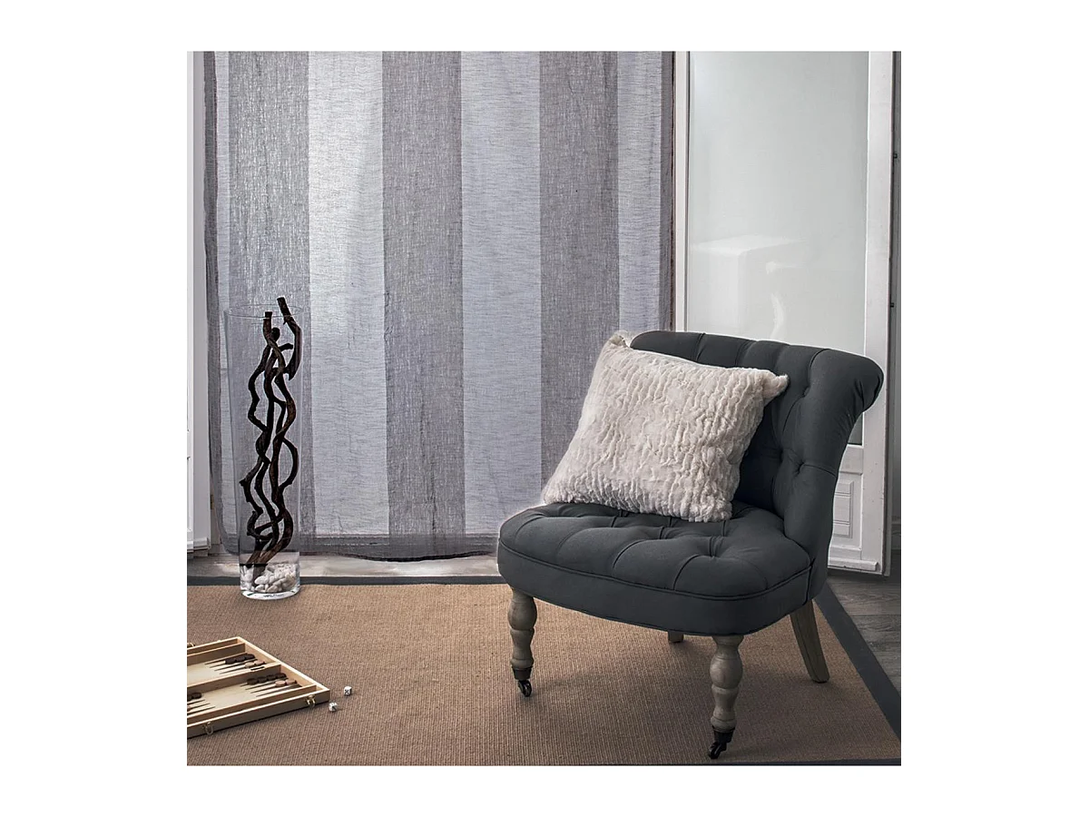 Voilage Gris Jude 140 x 240 cm