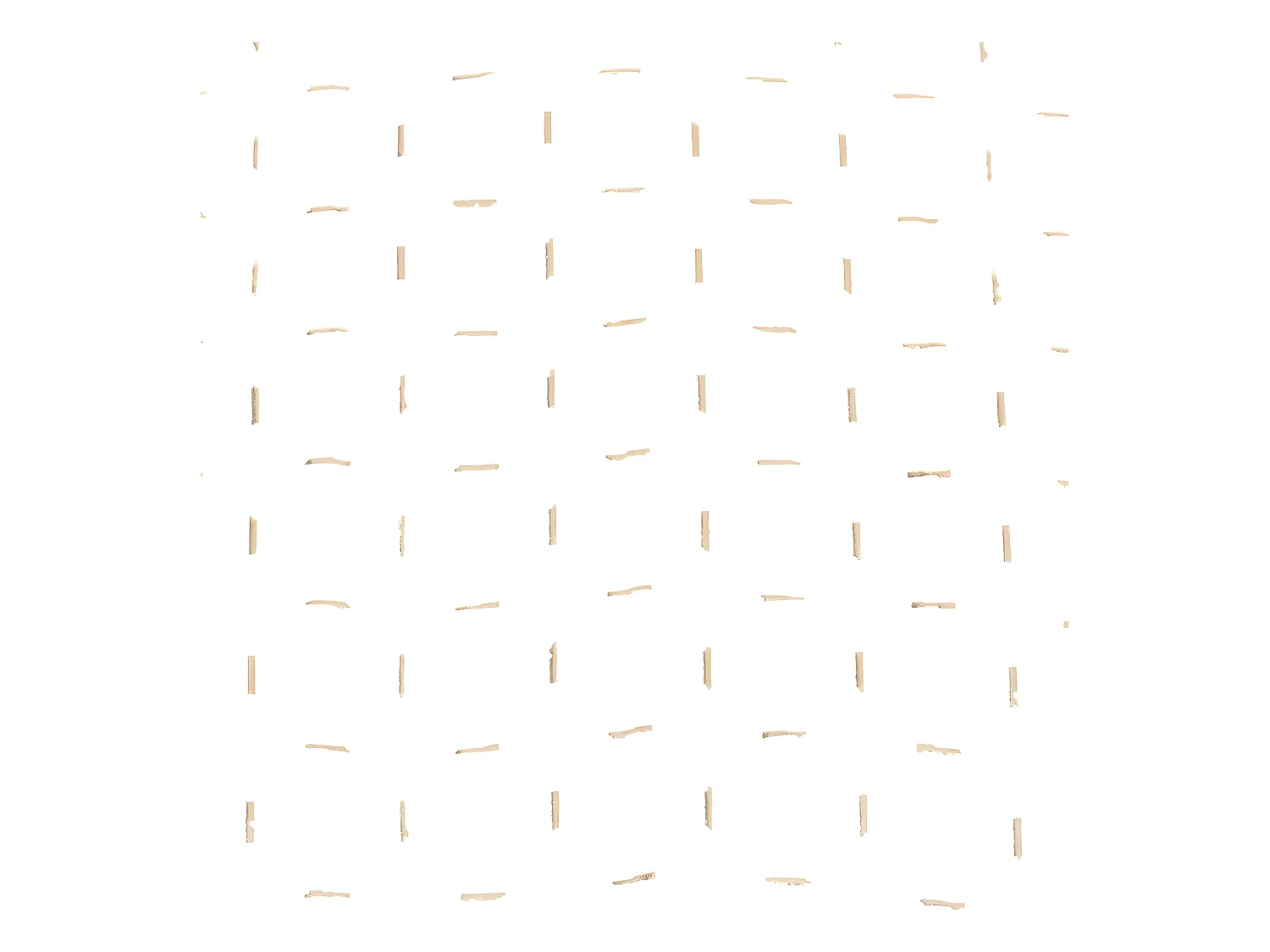 Voilage à œillets Blanc motif Croix Or en relief 140 x 240 cm