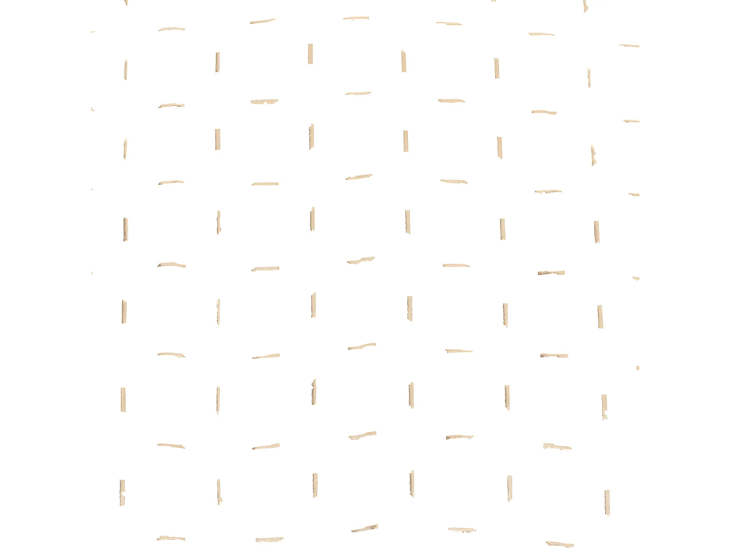 Voilage à œillets Blanc motif Croix Or en relief 140 x 240 cm