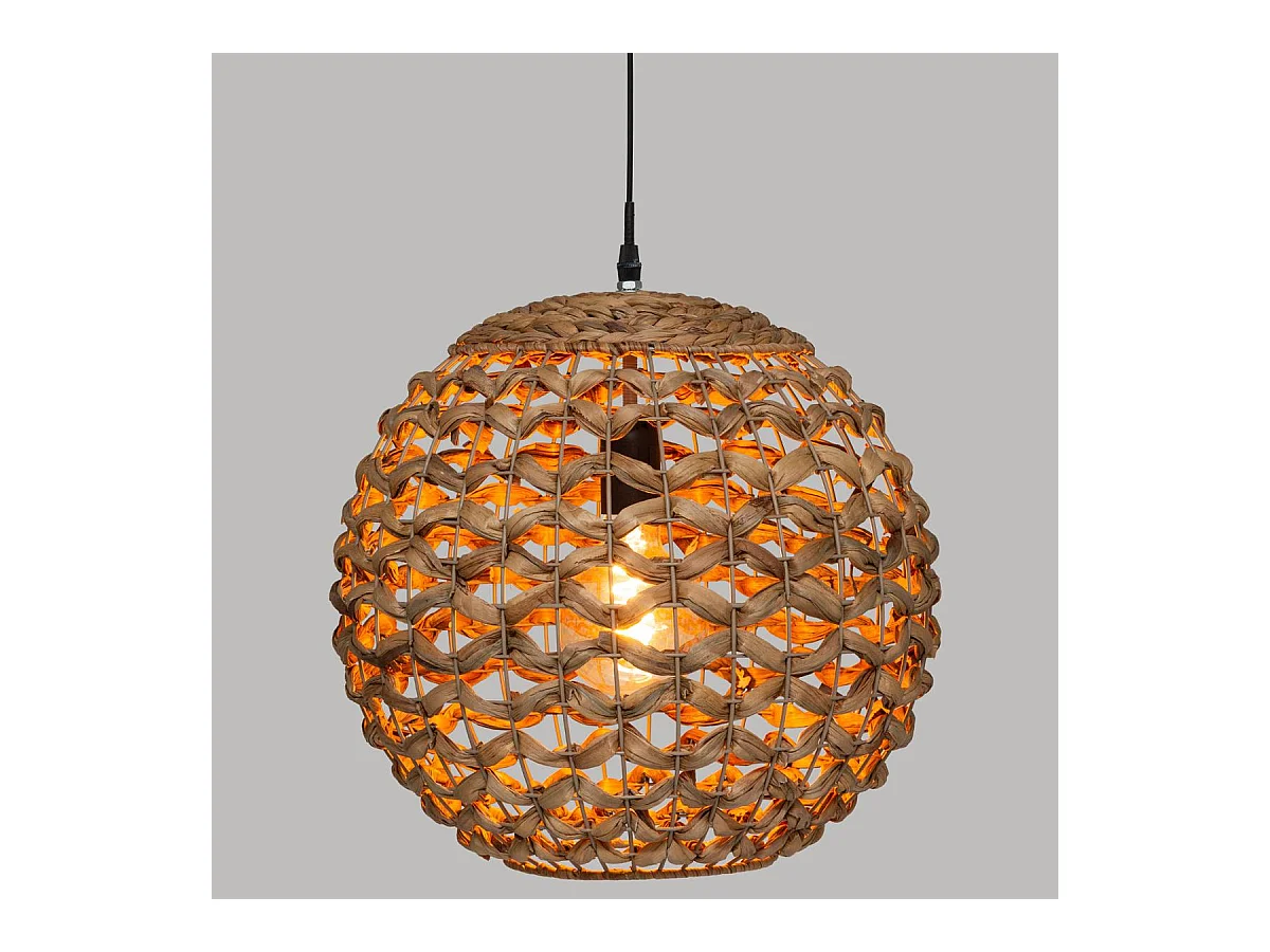 Luminaire Suspension en Fibre naturelle D 38 cm